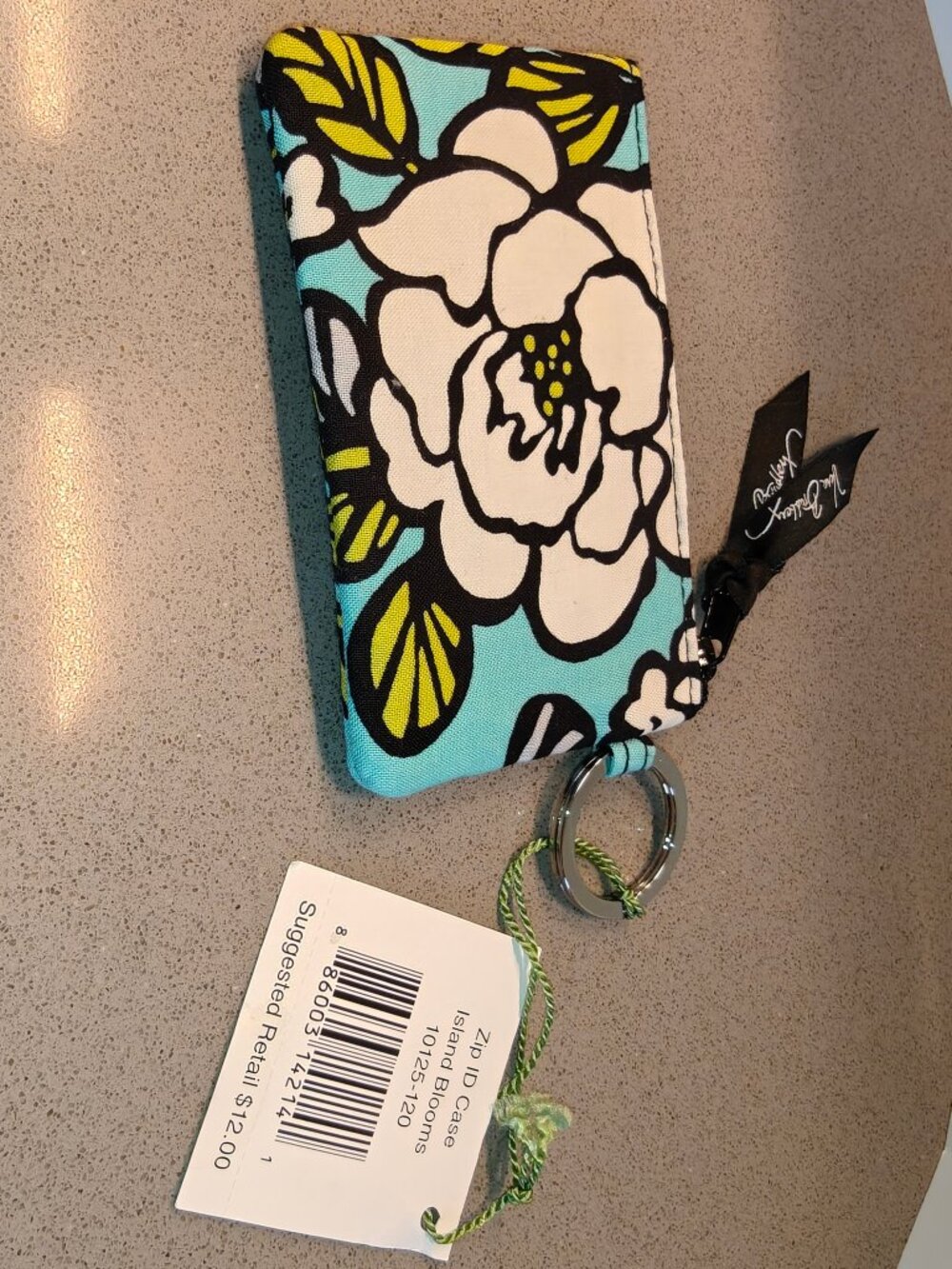Vera Bradley Zip ID in Island Blooms